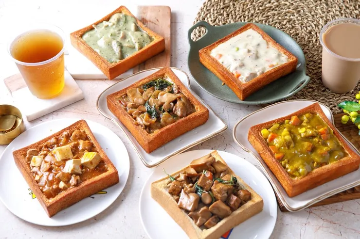 創意棺材板的好滋味！照片來源：醬厚呷官財板 FB