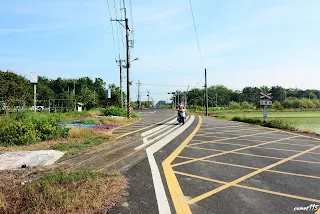 先跨越廠前道路再越過172縣道(往長短樹方向拍攝)