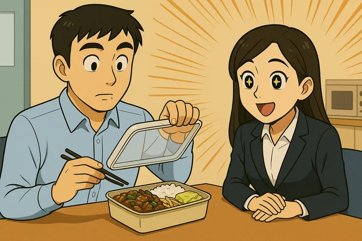 「你媽又來看你了喔？好好喔～」