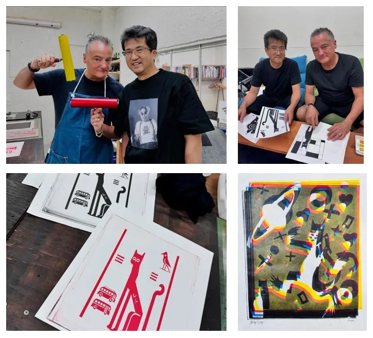 與京都超過百年歷史的老字號版畫印刷 “Benrido便利堂”合作