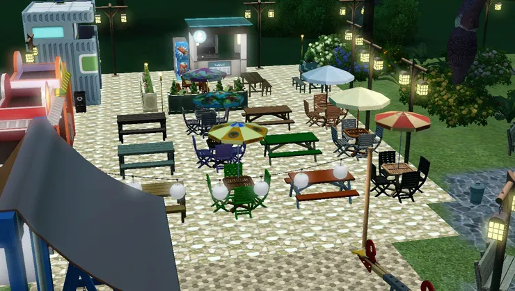 只需看燈光便感受到這裏的熱鬧氣氛!