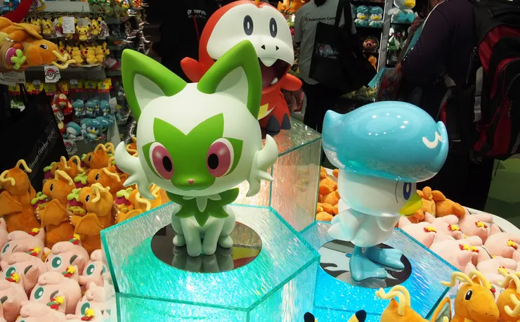 呆火鱷、新葉喵與潤水鴨