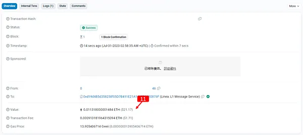 Linea|主網跨鏈教學