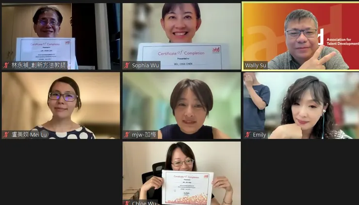 老師同學大合照