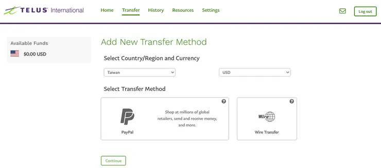 好像也可以選擇其他幣別，但沒有新台幣的選項。