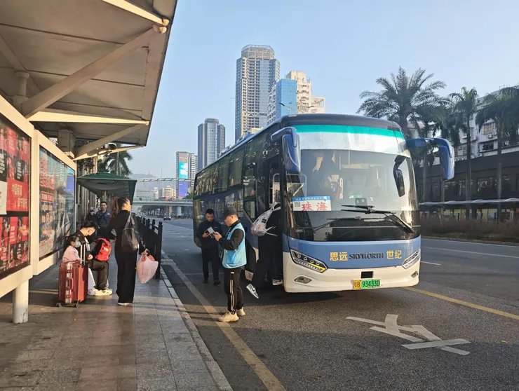 珠海→深圳的卓越巴士