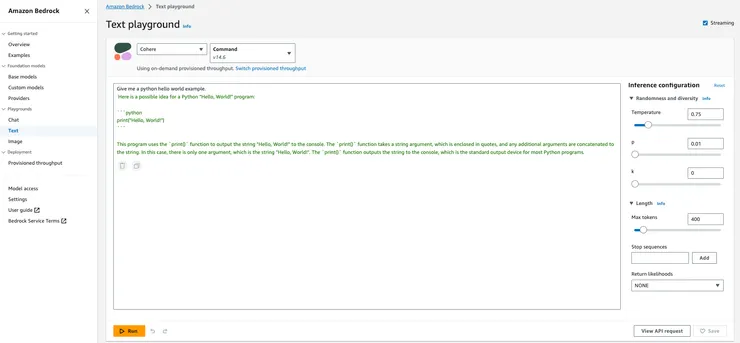 Give me a python hello world example.