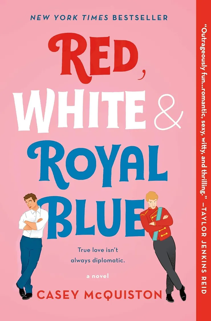 《王室緋聞守則》（Red, White & Royal Blue）書封
