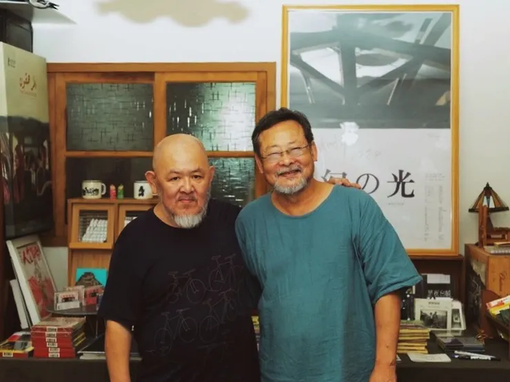 林正盛導演（左）、陳明章老師（右）