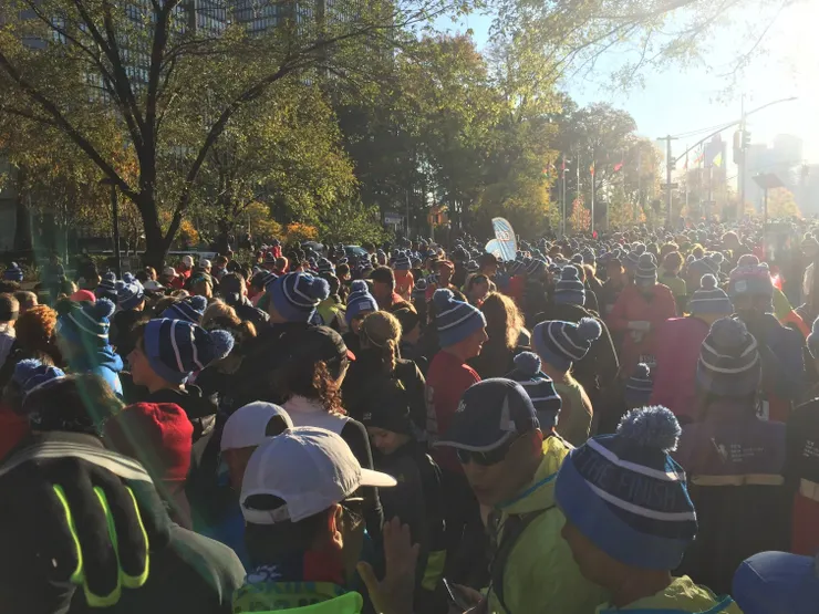 來自世界各地的跑者