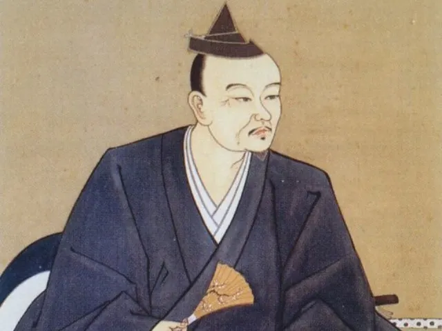 《北条氏綱肖像画》局部／小田原城藏