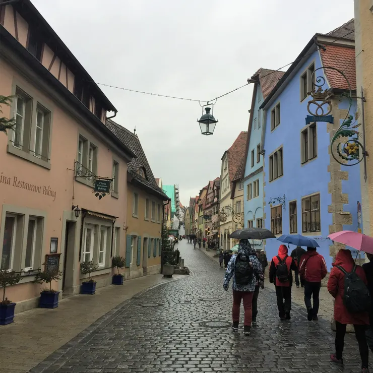 小小的古城卻濃鬱的德國氛圍