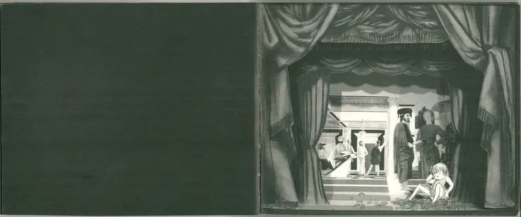 圖3 愛麗絲跌落的第一個畫景,是法蘭契斯卡所繪的《鞭打耶穌》。