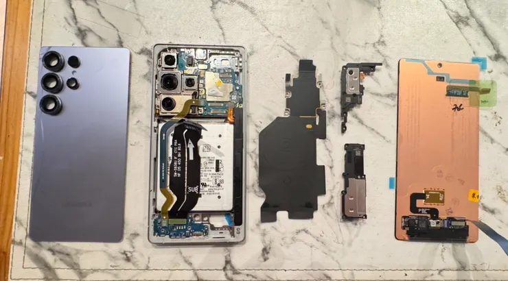 S25 Ultra 螢幕維修過程