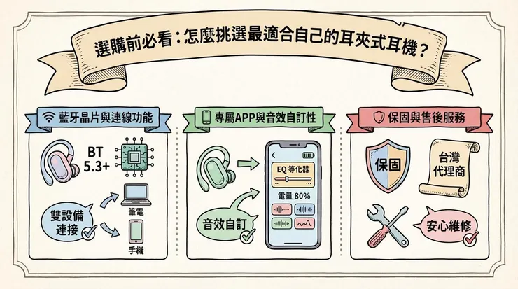 選購前必看：怎麼挑選最適合自己的耳夾式耳機？