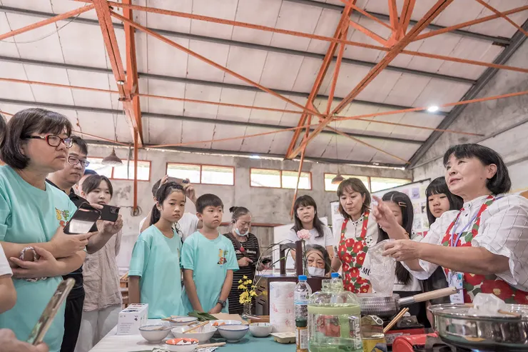 本田阿嬤示範防災餐