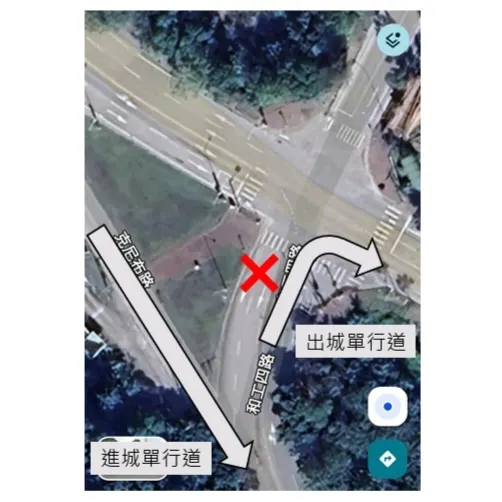 城市北端系統方案 / 資料來源:林鴻鈞@並木居,底圖是Google Maps手機截圖