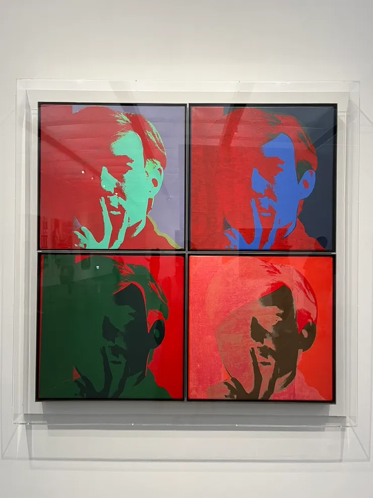 安迪．沃荷《自肖像》,1966-1967