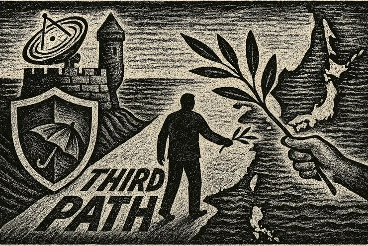 《院論》借鏡南韓「平衡外交」：朝野應共謀兩岸破冰的第二軌道（圖：使用AI工具生成）