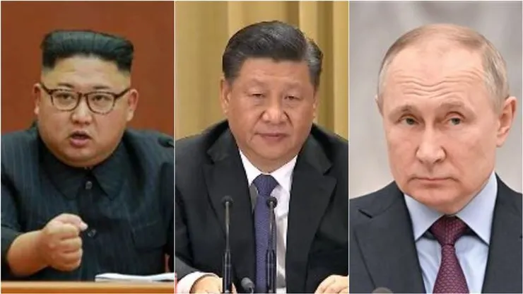 金正恩 習近平 普丁 合成照(三立新聞)