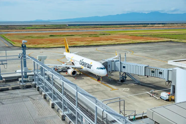 佐賀機場展望台-台虎航班