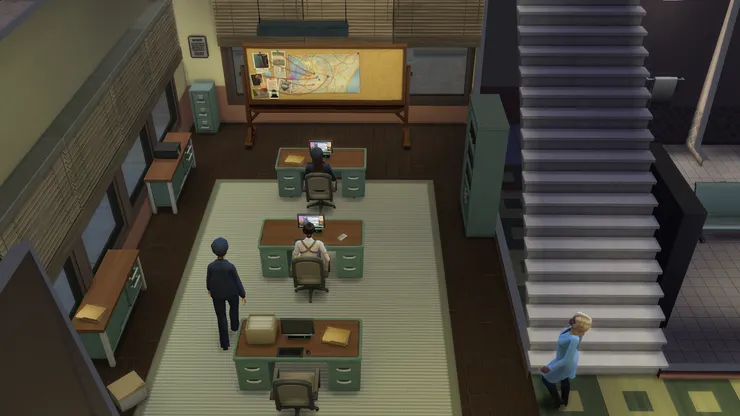 辦案也要用電腦，不知為何有時座位坐不下去。