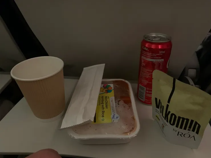 酷航送錯的飛機餐:)