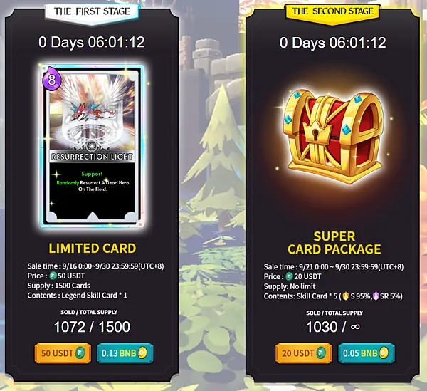 區塊鏈遊戲|NFTs Battle 支持台灣開發遊戲 總花費0.1866BNB