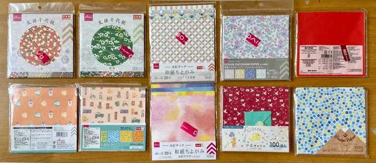 收藏的色紙們派上用場了！