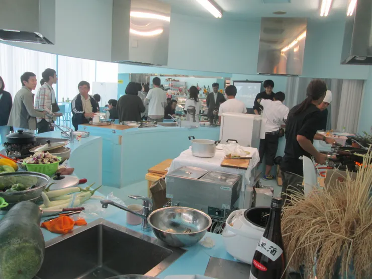 ▲在農舞台的感謝party。（阿偉 攝）