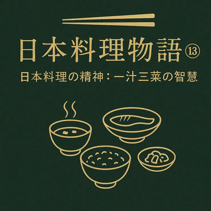 日本料理的精神：一汁三菜的智慧