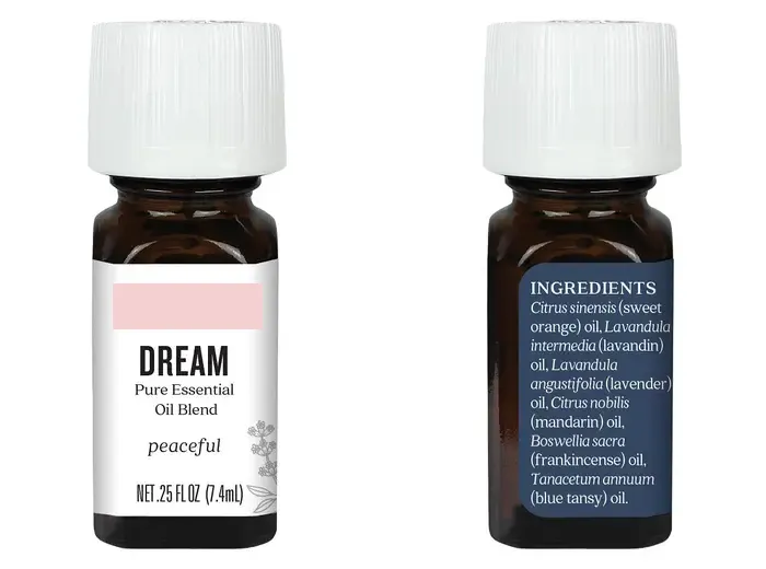 預製配方的成份已包括多種精油