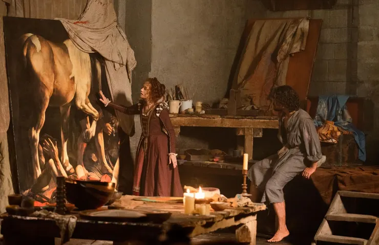 科隆那侯爵夫人與卡拉瓦喬