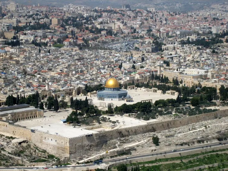 The first headquarters of the Knights Templar, on the Temple Mount in Jerusalem.