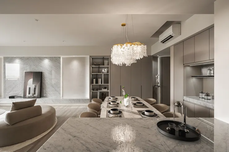 (作品呈現：鼎宇森林之星D1-從森林走出來的溫馨美屋，在都會公園打造自己的美乃滋宅｜藝瓦高雄室內設計)