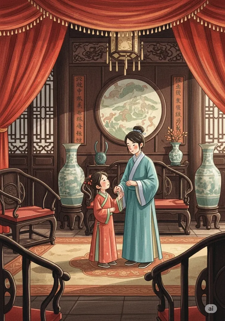 大舅賈赦脾氣古怪，不見人。