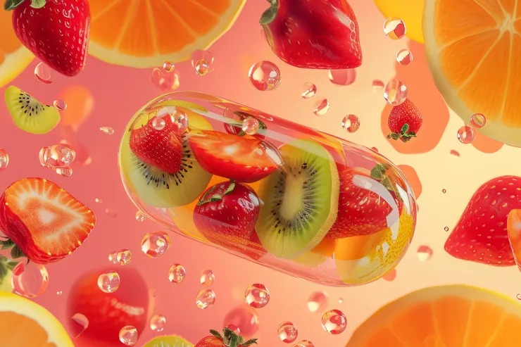 莓果、番茄、奇異果，富含維生素𝑪，提亮暗沉、修復肌膚！