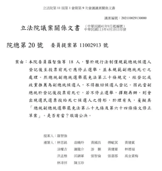 提案人：羅智強