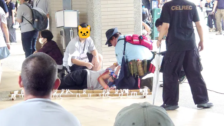 第一時間處理傷患的過程