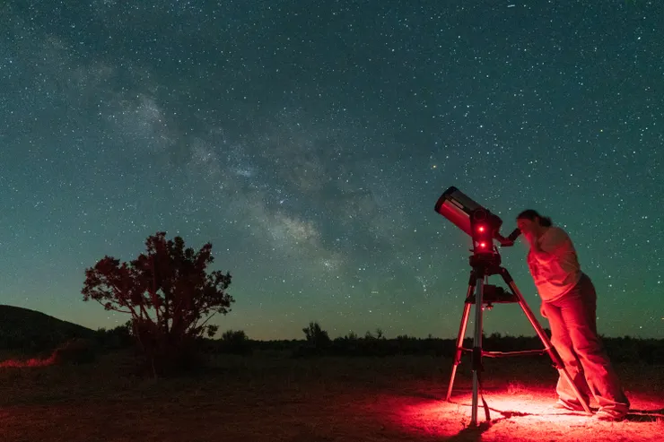 猶他州獨特清澈夜空大景吸引觀星迷來訪。圖片來源：美國國家旅遊局 