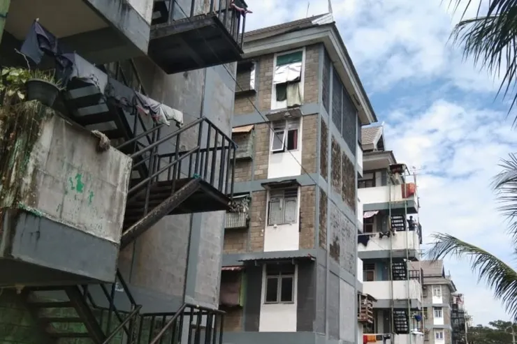 印尼南蘇省某處公共租賃住宅（KOMPAS.COM/HIMAWAN, 2020）