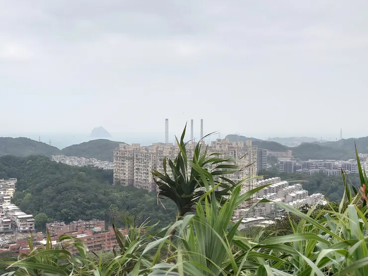 攀上去後的海景