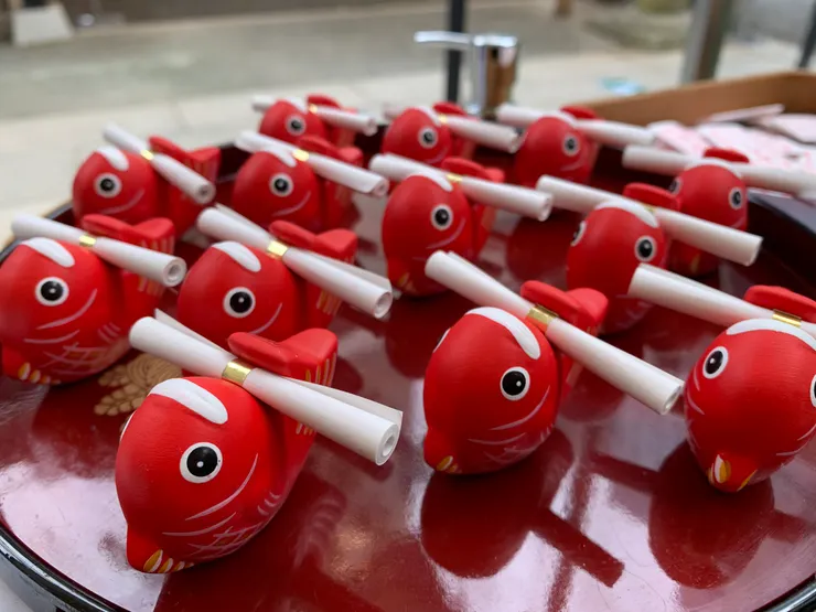西宮神社的鯛魚籤。