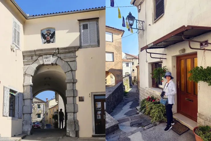 穿過 1731 年的老城門,蜿蜒曲折巷弄經過年代建築