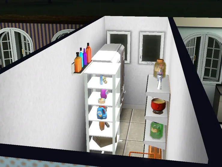 這間是倉庫。我覺得一家店怎麼可以沒有倉庫?