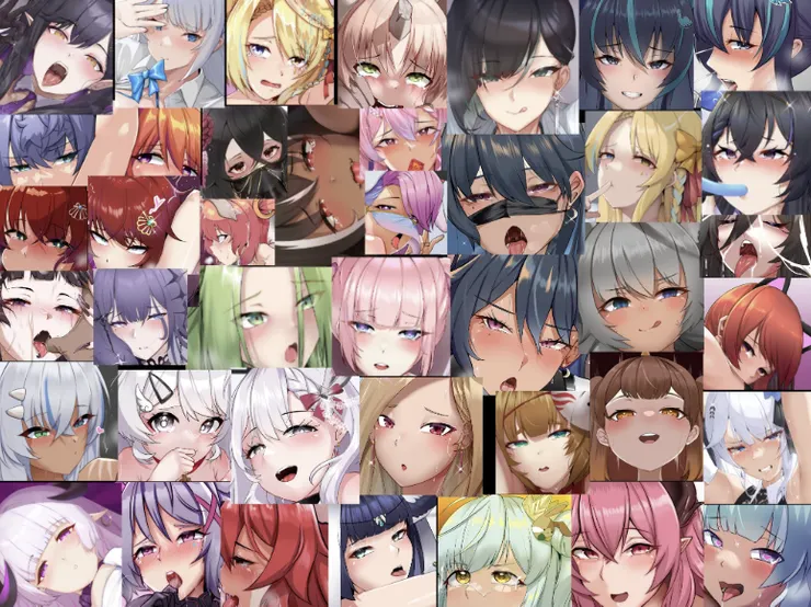 除了原創角色，深海TORO也有畫很多台V的色圖～