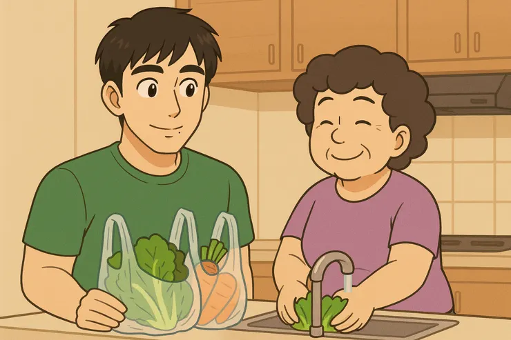 在媽媽的世界裡，料理最能當作和孩子之間的溝通橋梁......