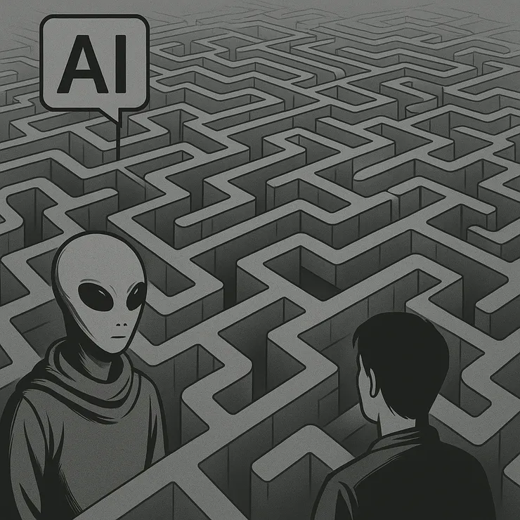 是語言模型造出來的迷宮，還是人類自己造出來的迷宮？