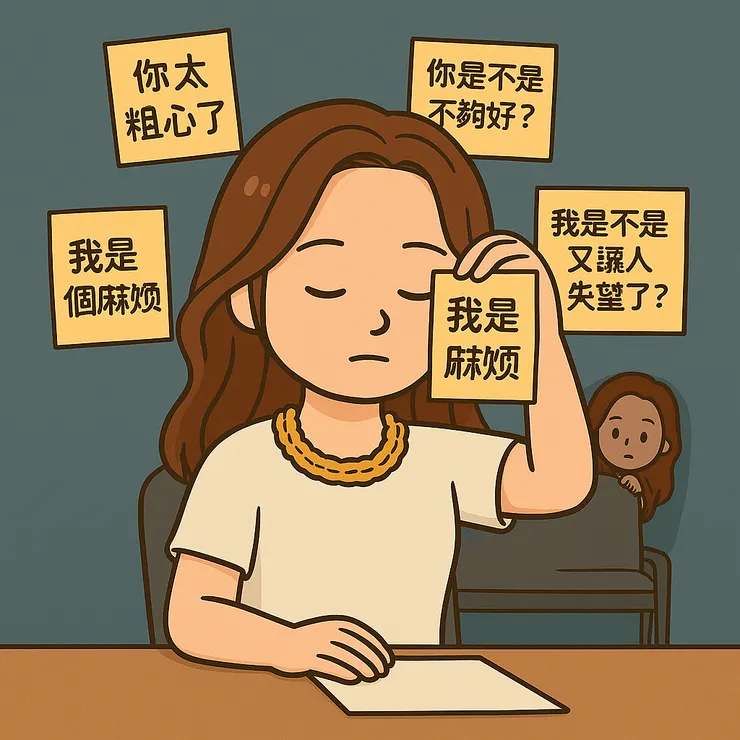 我不只是被貼標籤的人， 我也是那個一直沒撕下來的人。