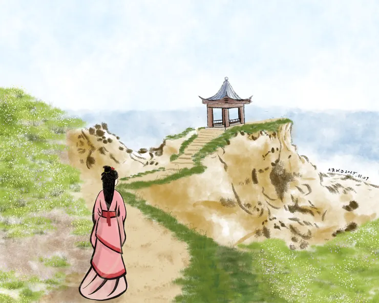 2025立春-漢制曲裾 2025.01